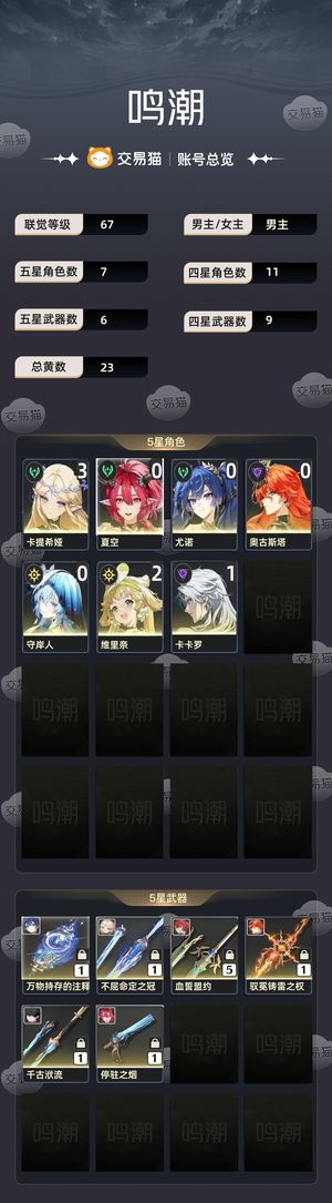 鸣潮【67级】 三命卡缇西娅