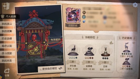 第五人格【24级】 聂莫黎电竞三套乔苓程小时宫殿