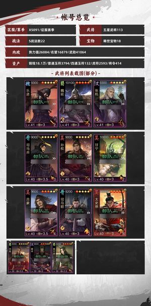 率土之滨试师四皇马超张机S2齐全满红多