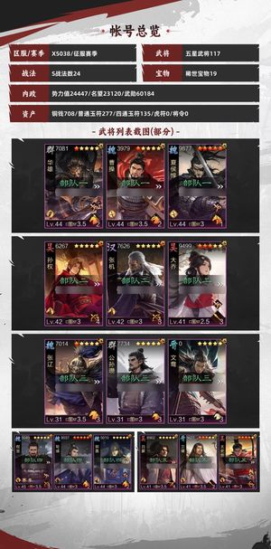 率土之滨五大核心齐全战法齐全马上新赛季