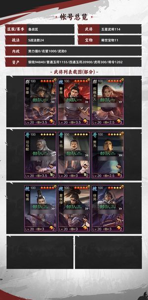 率土之滨满红斩龙司马懿两万四通