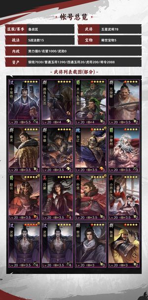 率土之滨试师主五战法齐全核心多