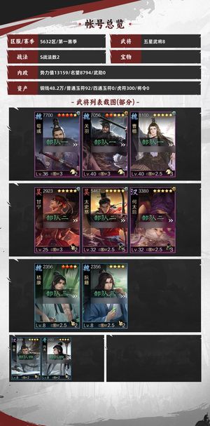 率土之滨满红大狗，曹植 关羽，便宜出