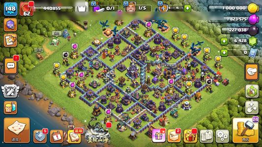 部落冲突【15本 繁荣度62 联赛等级女巫17】15本全满