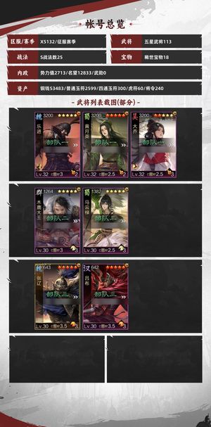 率土之滨主五40红核心都有，屠龙刀误入