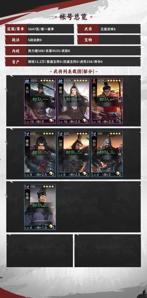 率土之滨曹操曹植，5点的新区