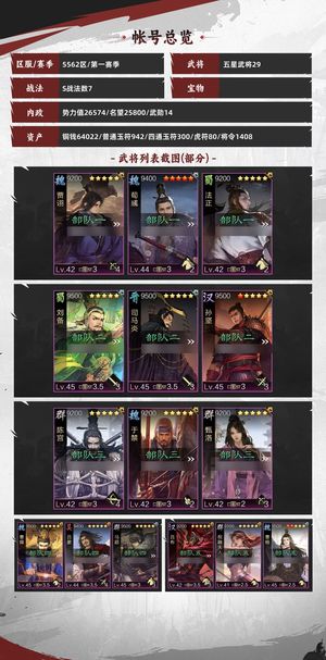 率土之滨征服盟官员马超刘备曹操等