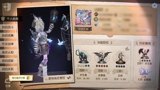 第五人格【67级】 双虚妄共享红墨水多限定金俩真理