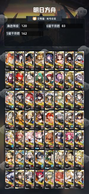 明日方舟【120级】老博士号了，退坑出，可绑手机