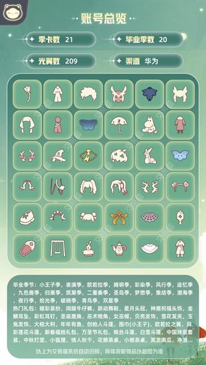 光遇华渠21季0.9身高中礼多资源