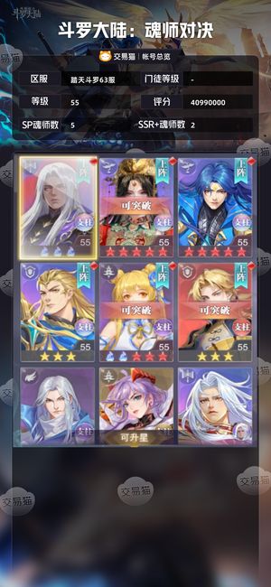 斗罗大陆：魂师对决【 ,55级】双月卡宗师红蝴蝶彩三尘心腿