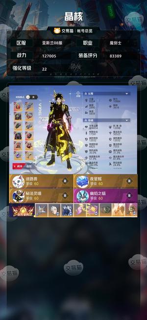 晶核【战力127005】 22神识武器，柯基冬鹿坐骑