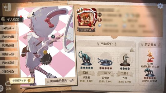 第五人格【91级】【出】气象全皮历巅历a标 华渠