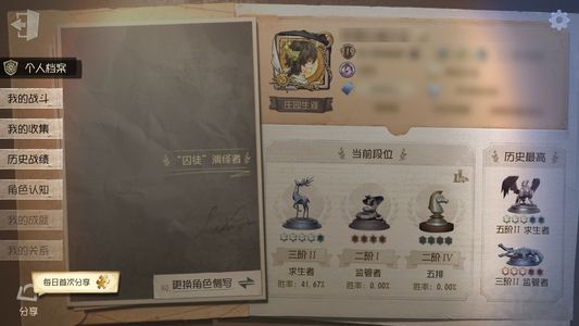 第五人格【119级】 心患一限，文野F4