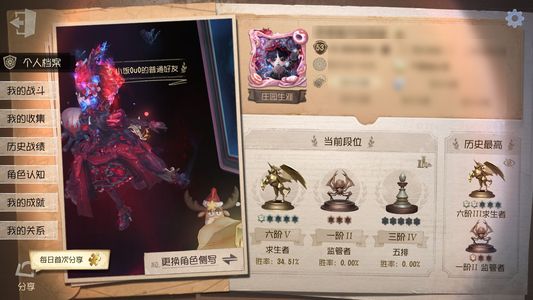 第五人格【53级】 第五人格安官小女孩二限