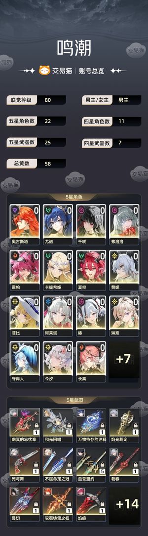 鸣潮【80级】 多队伍毕业