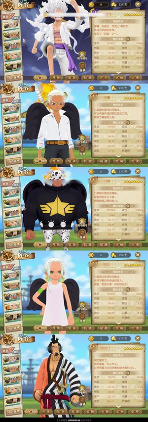 航海王：燃烧意志【150级】8尼卡带装备小熊已拉平均速过千