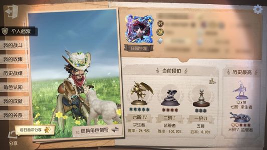 第五人格【49级】良心小号入了绝对不亏