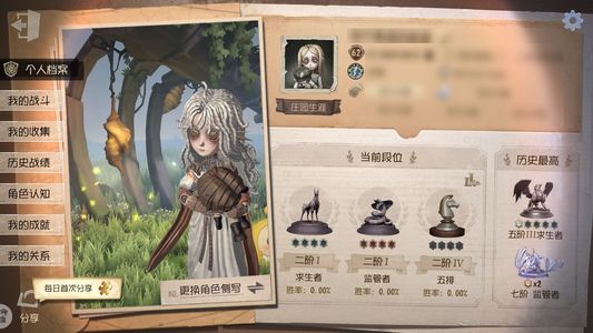 第五人格【62级】小女孩记者小情号