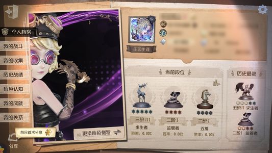 第五人格【80级】 羊鸽气荧幻