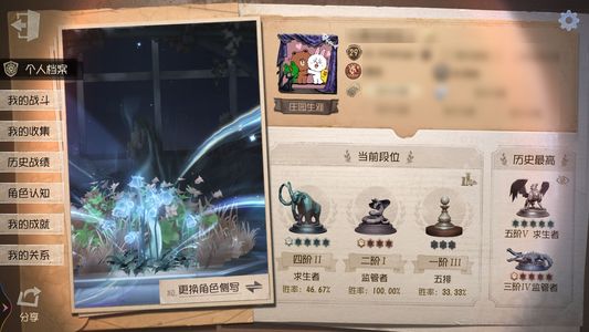 第五人格【29级】彩凤的仙灵，电竞套