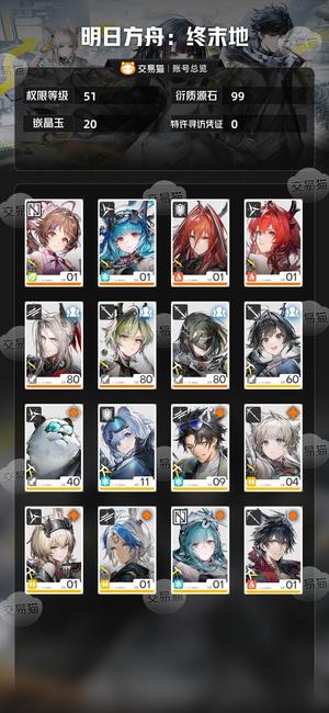 明日方舟：终末地【51级】01莱万汀完全体物理队冰队