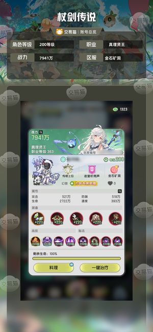 杖剑传说【200级真理贤王】准备退游了