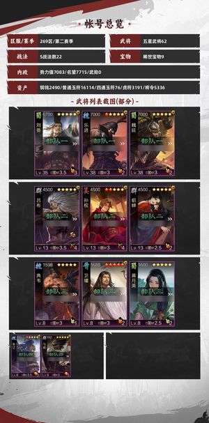 率土之滨在s2，可试师，核心齐近2万玉