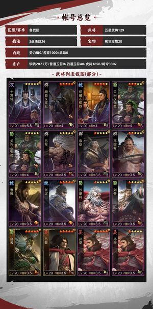 率土之滨满红号，武勋收割机，有百战