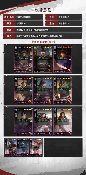 率土之滨试师，主城5队