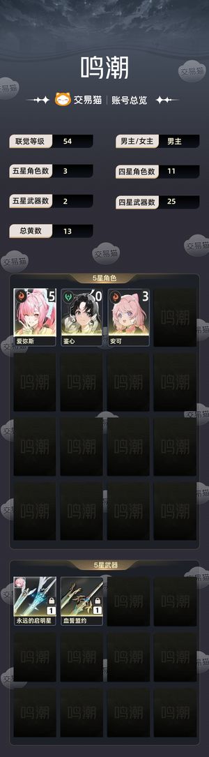 鸣潮【54级】 51爱弥斯