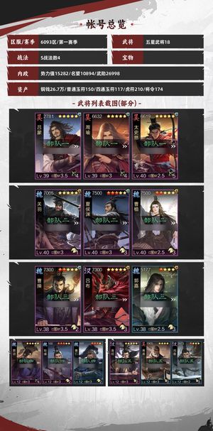 率土之滨吕蒙2红曹操2红曹植三红荀彧，