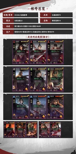 率土之滨试师，宝物适配