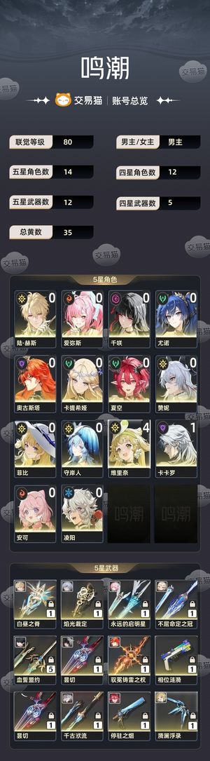 鸣潮【80级】还剩四万星声