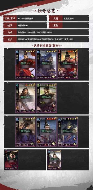 率土之滨曹操张辽大乔袁绍八千玉有月卡