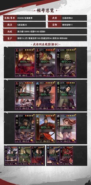 率土之滨三皇，三红曹操 满红贾诩