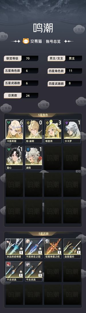 鸣潮【70级】 61卡提西亚