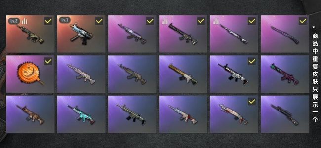 绝地求生（PUBG）生存等级10 名誉等级2 成长武器2 载具2 枪皮32 女团吉赛尔加双成长