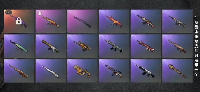 绝地求生（PUBG）生存等级1 名誉等级2 成长武器1 枪皮26 美杜莎美杜莎