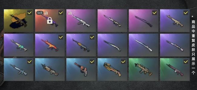 绝地求生（PUBG）生存等级45 名誉等级2 成长武器1 究极1 载具2 枪皮19 五级金色美杜莎，星魂套