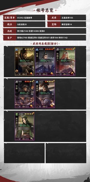 率土之滨超强主五退坑号