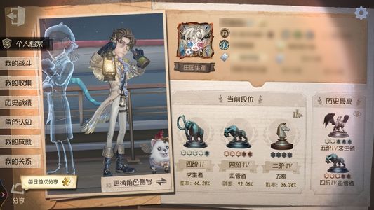 第五人格【33级】第五人格佣兵情号