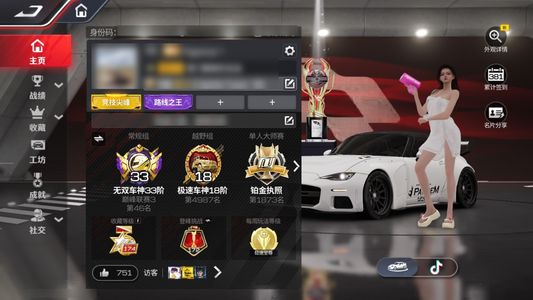 巅峰极速充了七八个的极品号，诚心出手