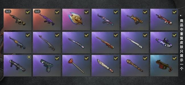 绝地求生（PUBG）生存等级1 名誉等级2 成长武器2 载具1 枪皮40 双成长型武器库存