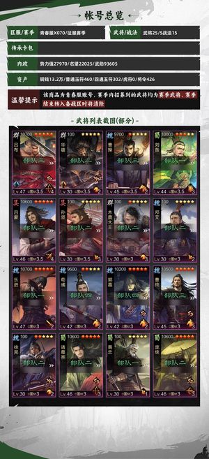 率土之滨退游了低价出售给感兴趣的朋友