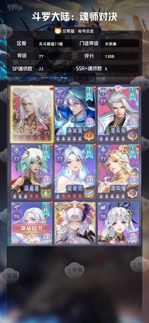 斗罗大陆：魂师对决【大供奉,77级】 新区在榜进度号