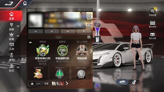 巅峰极速多满阶强度车跟套件