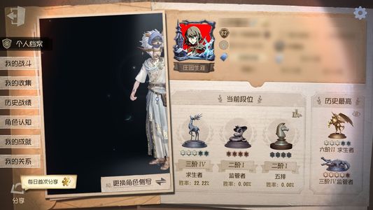 第五人格【82级】有先知白，还有红玫瑰啥的