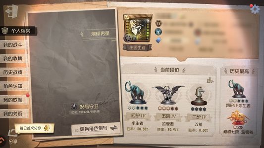 第五人格【78级】 历巅杰克大情号，多限定超值