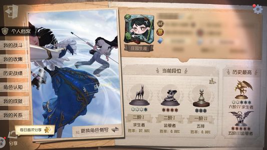 第五人格【68级】 古董除一限外全皮文豪全套